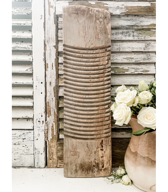 Antique European Wood Wash Board - Beautiful light weathered wood